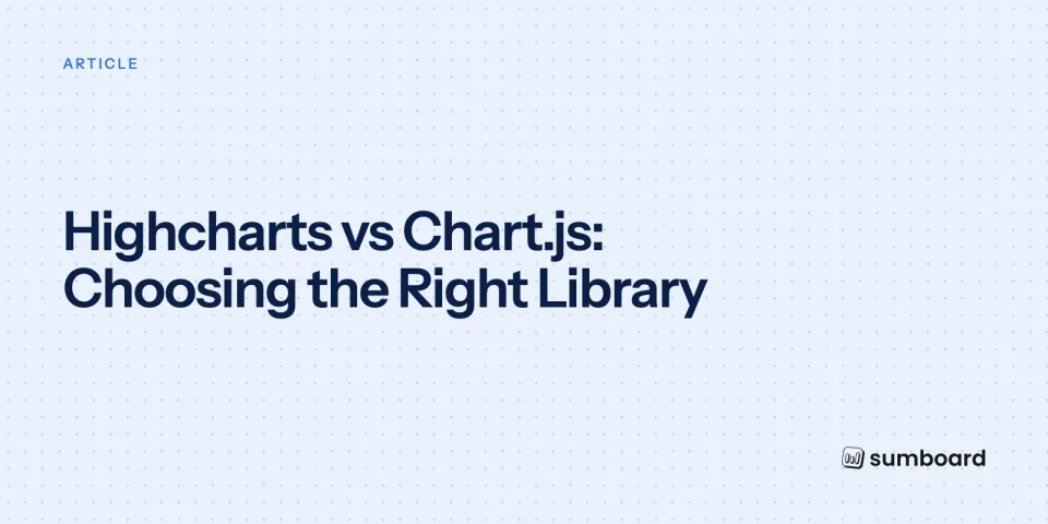 Highcharts vs Chart.js: Choosing the Right Library