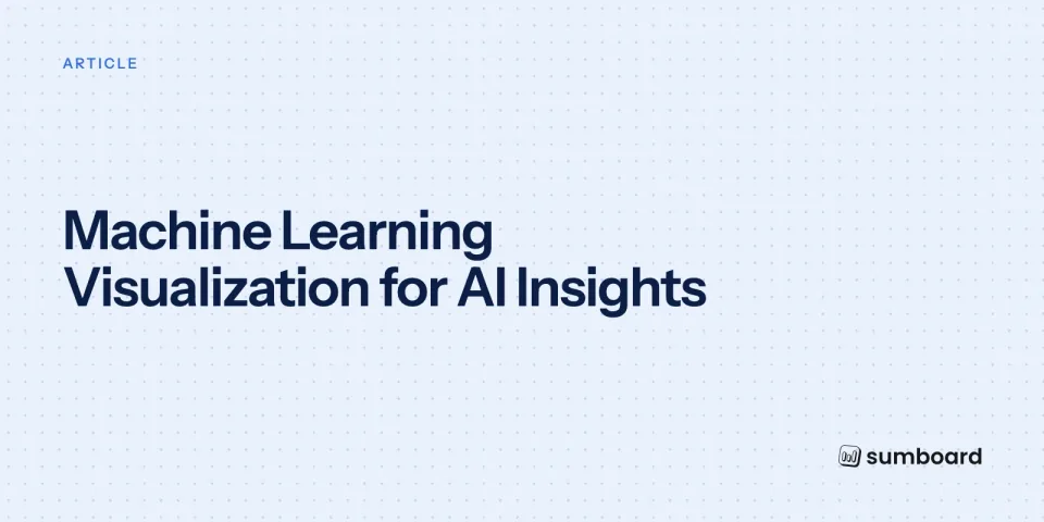 Machine Learning Visualization for AI Insights