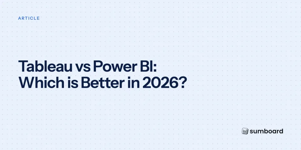 Tableau vs Power BI: Which is Better in 2026?