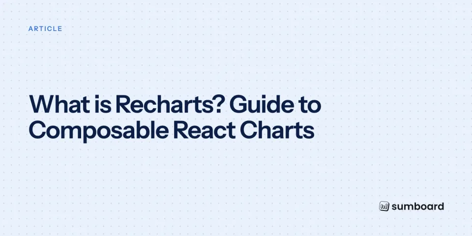 What is Recharts? Guide to Composable React Charts
